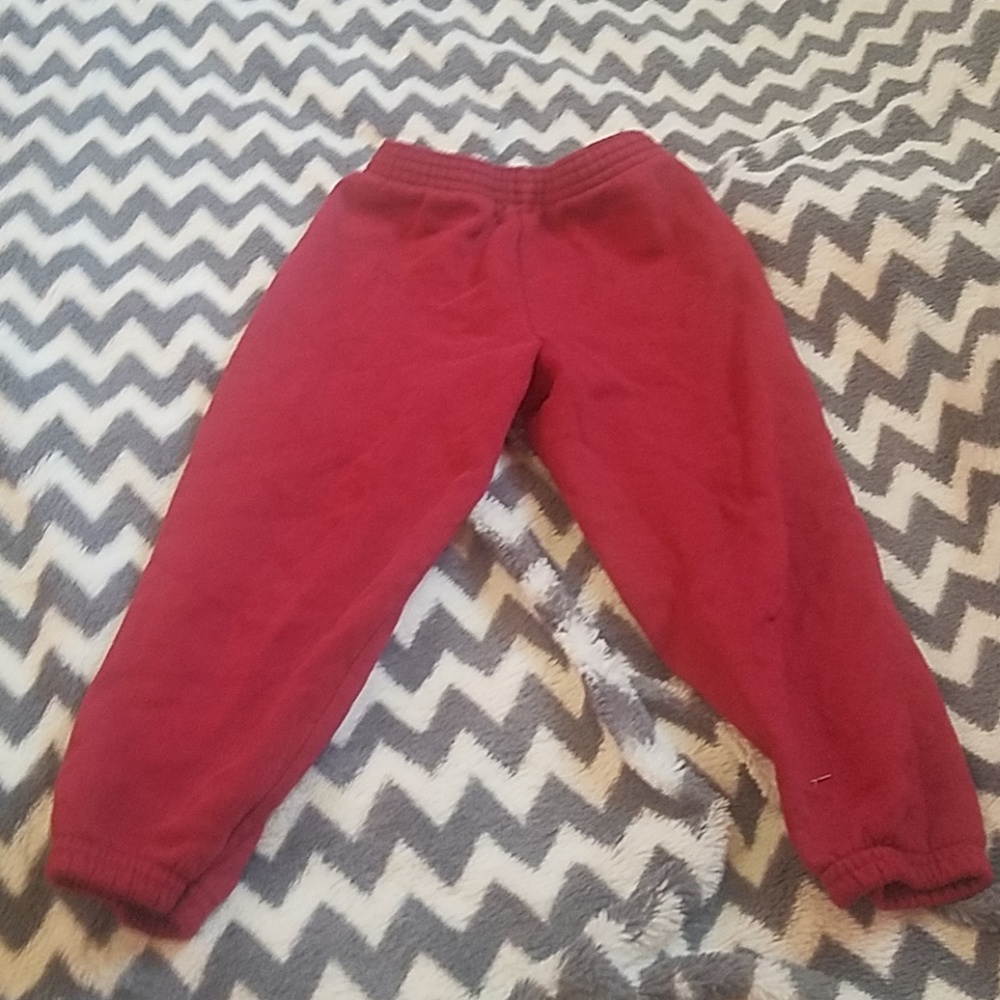 A pair of red pants